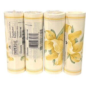 🎉PRICE REDUCED🎉 Wallcoverings Prepasted 5" Floral‎ Pattern Border Roll 5 yd